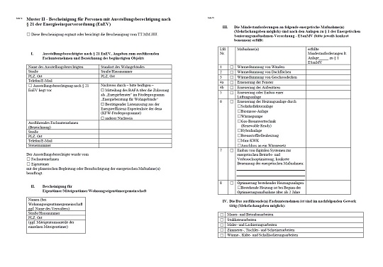 Bescheinigung § 35 EkSt